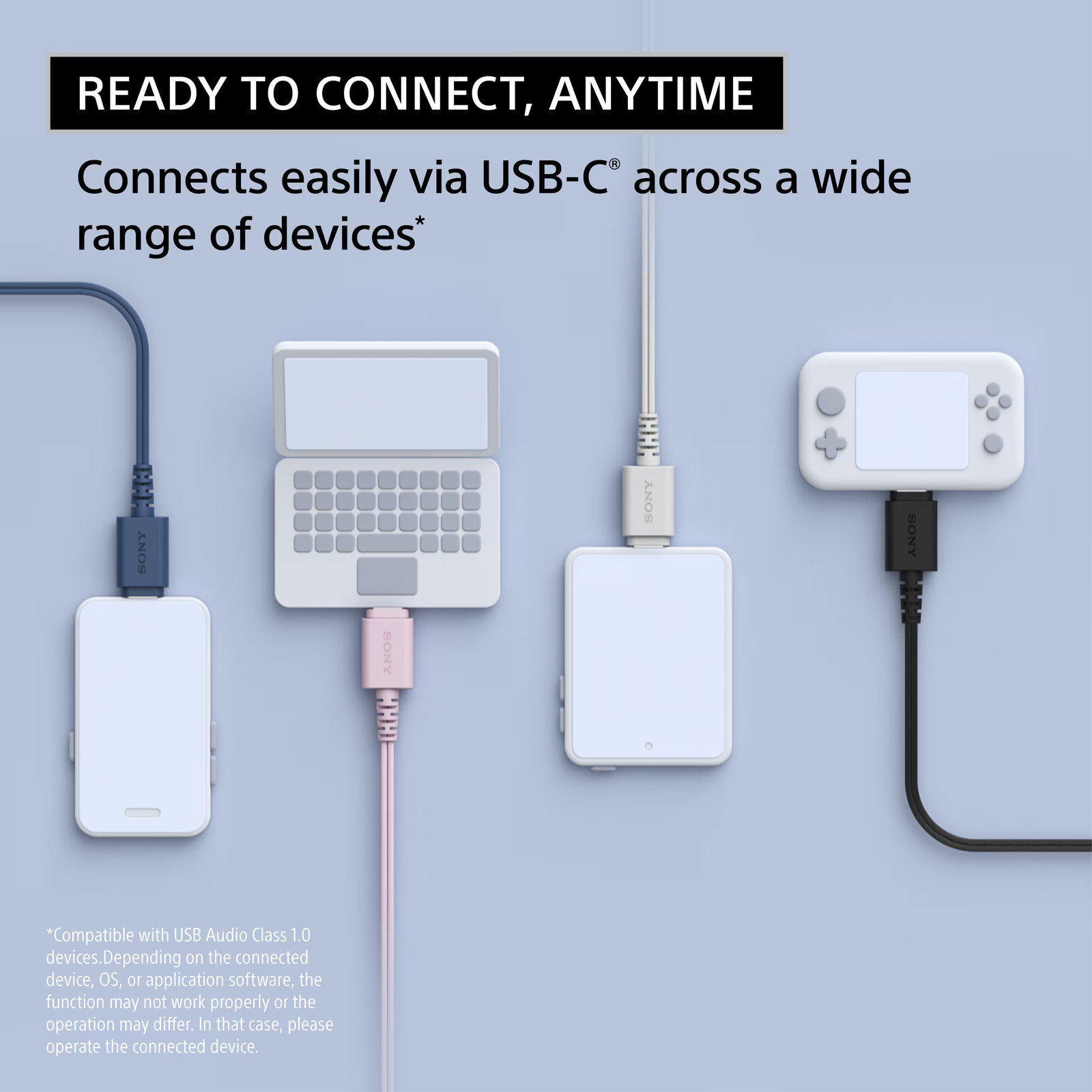Sony – USB-C Wired In-ear Headphones – White