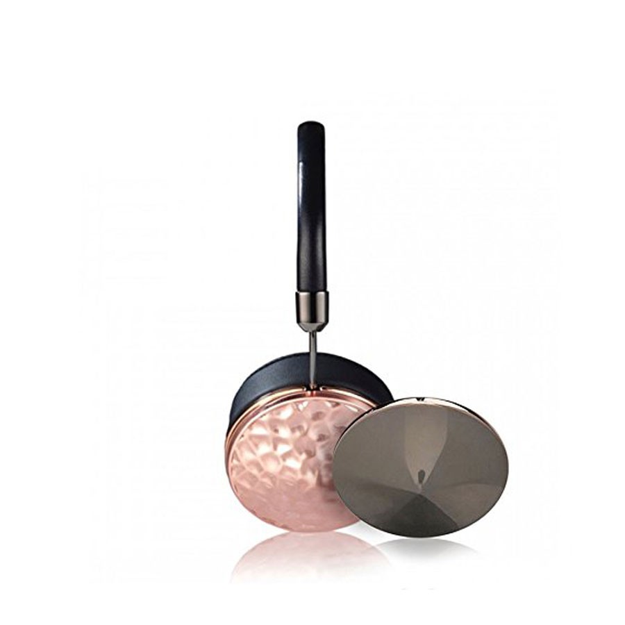 Frends Taylor Black Leather Over-the-Ear Headphones Bundle – Hammered Rose Gold