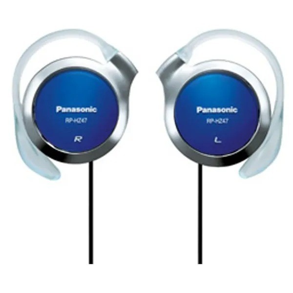 Panasonic Clip Earphone Headphone RP-HZ47 Silver Black Red White Blue w/5 Colors