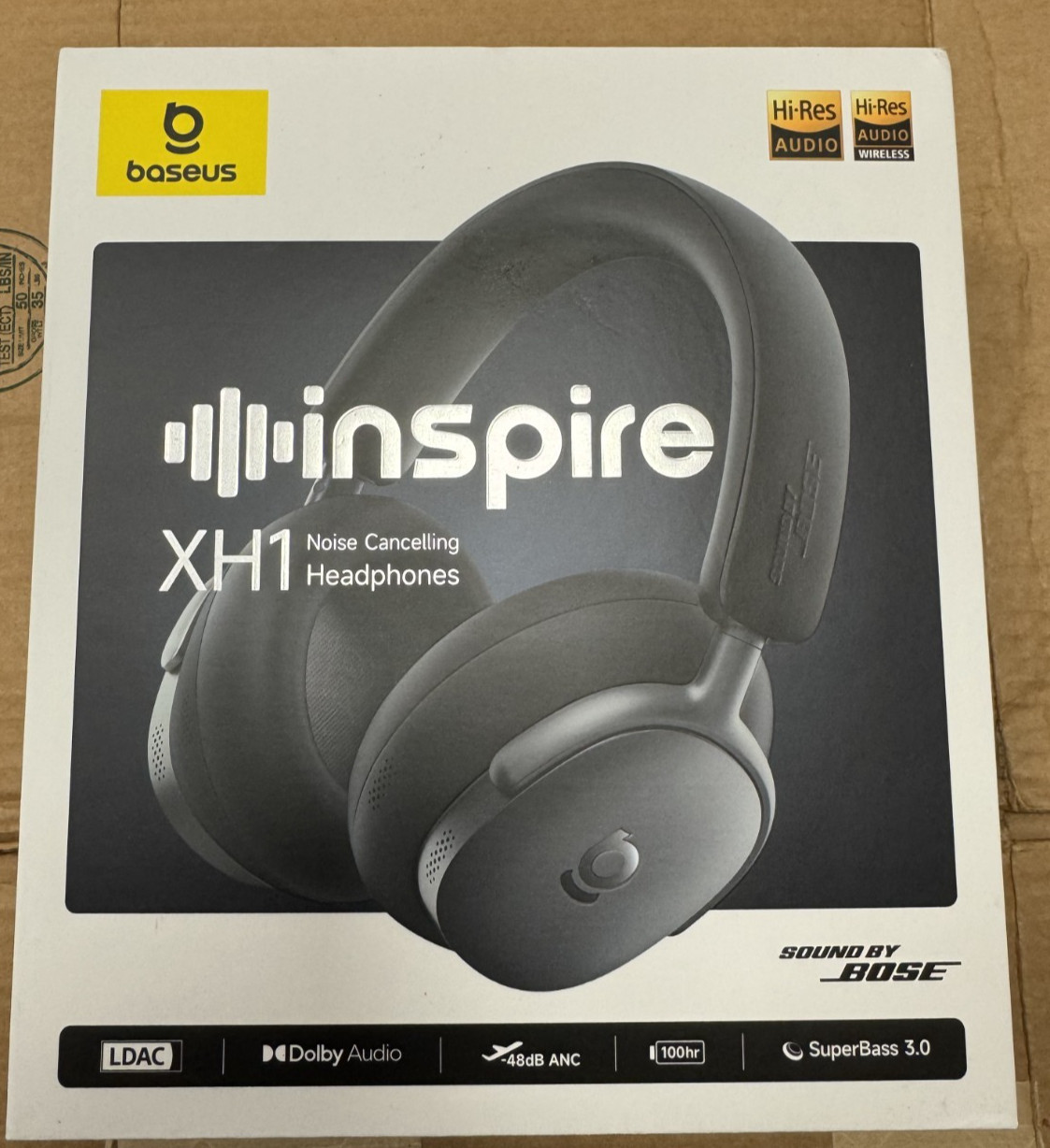 Baseus Inspire XH1 Adaptive Active Noise Cancelling Headphones, Sound by Bose