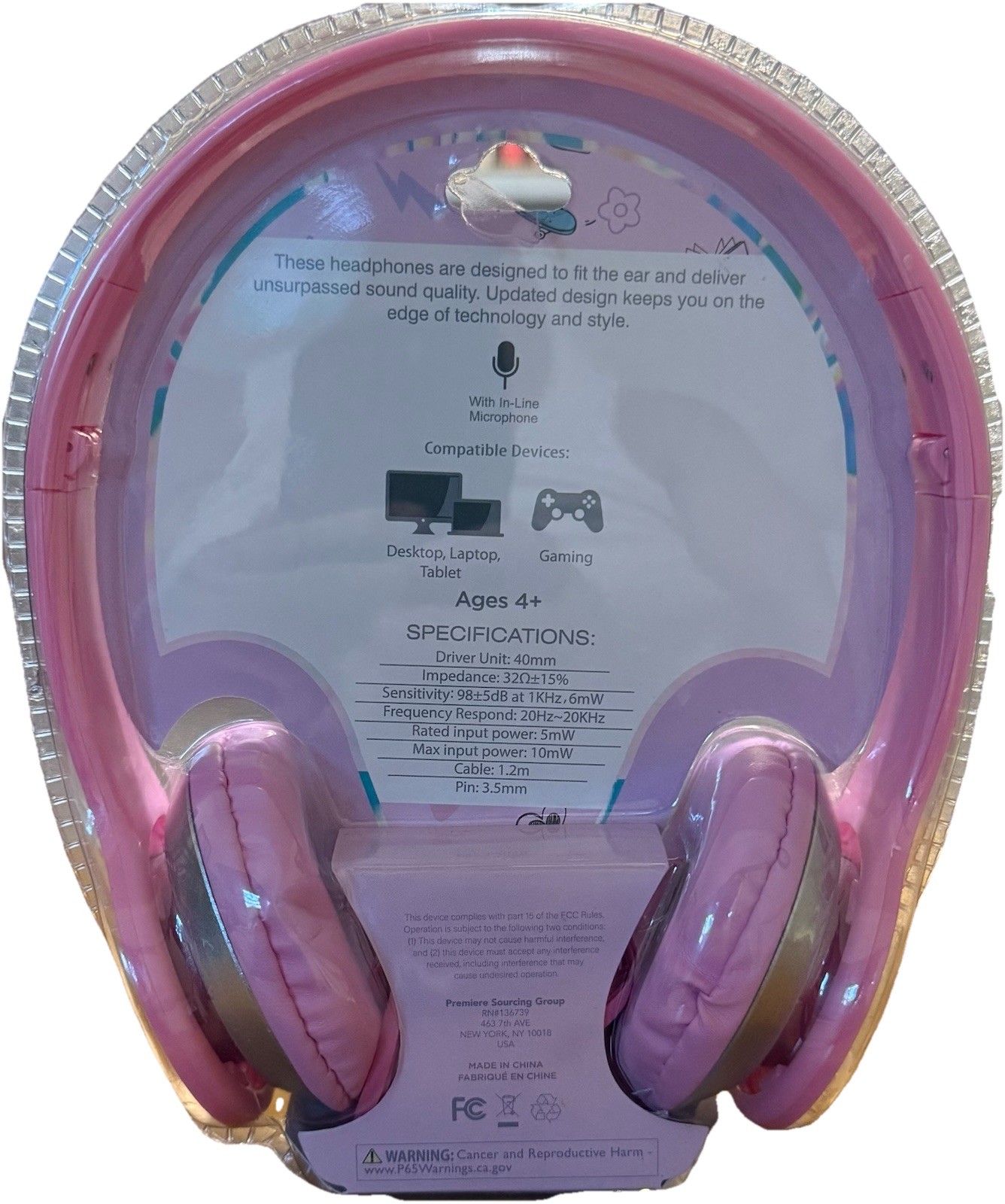 CHASING RAINBOWS STUDIO GRADE headphones w/Mic FAST SHIPPING