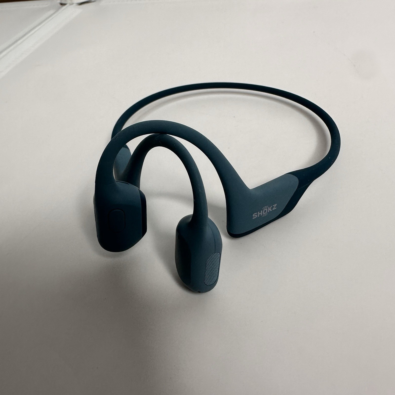 Shokz -OpenRun Pro Premium Bone Conduction Open-Ear Sport Headphones -Steel Blue