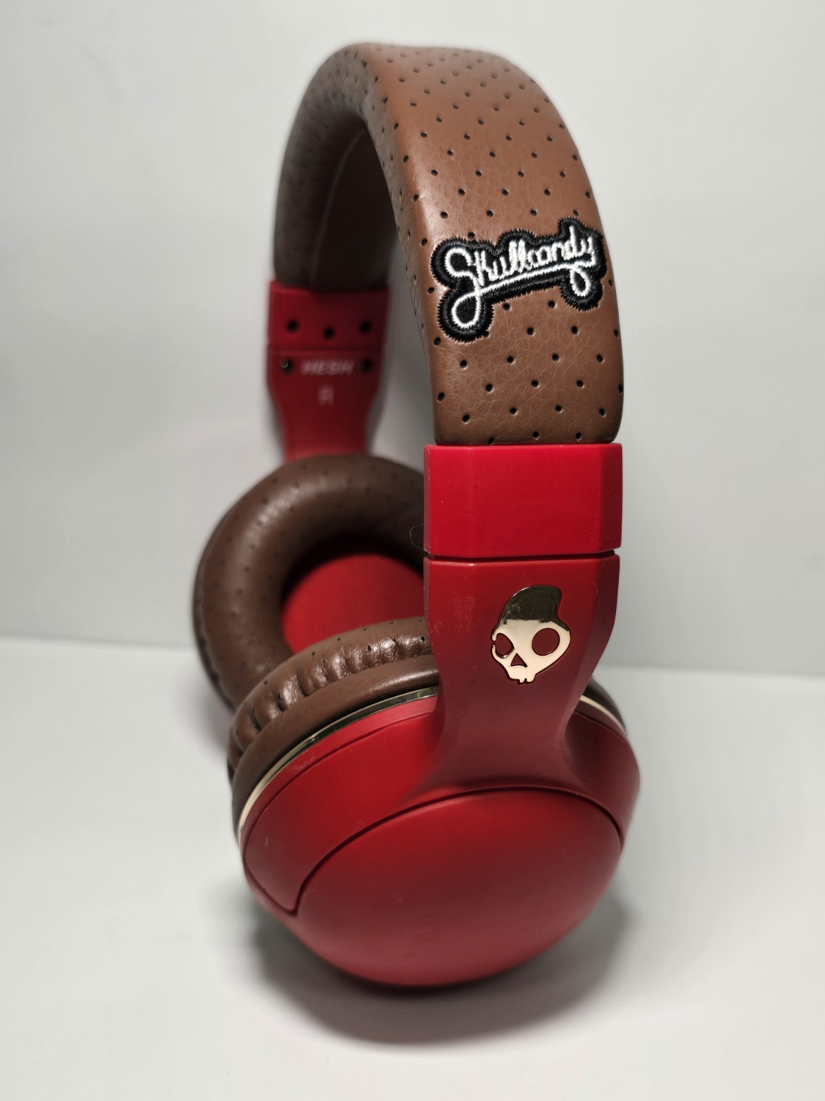 Skullcandy Hesh Brown And Red First Generation Headphones Operational