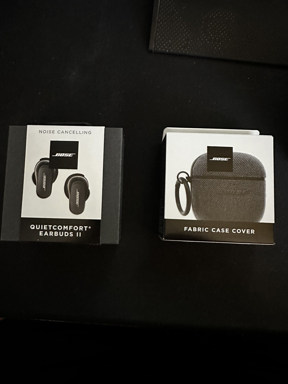 Bose QuietComfort Bundle Earbuds II bundle w/ Protective Fabric Case Cover