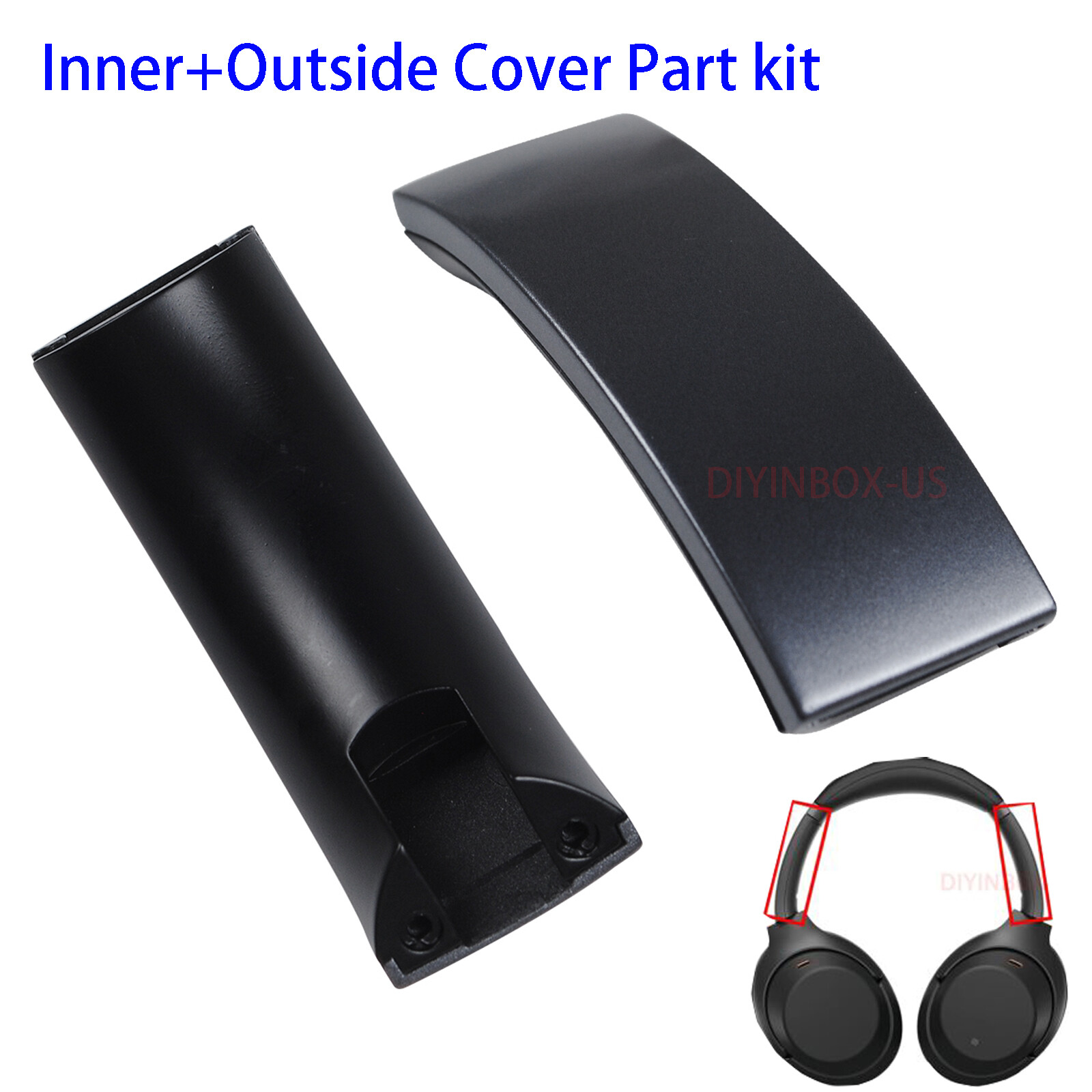 New Side Slider Cover Part kit for Sony MDR-1000X WH-1000XM2 Headphones Repair