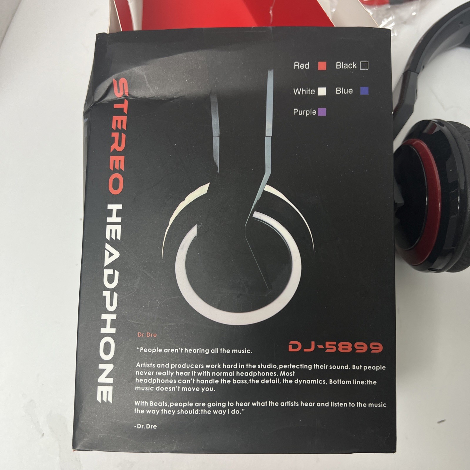 DJ Stereo Headphones With Powerful Bass For Phones Tablets & Music Devices