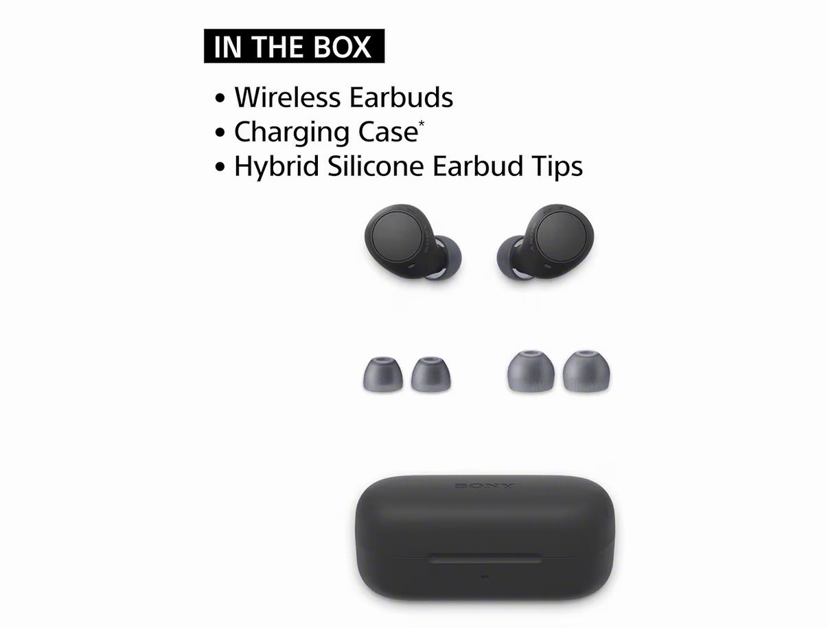 Sony WF-C510 Truly Wireless Black Earbuds WFC510 (Brand New)