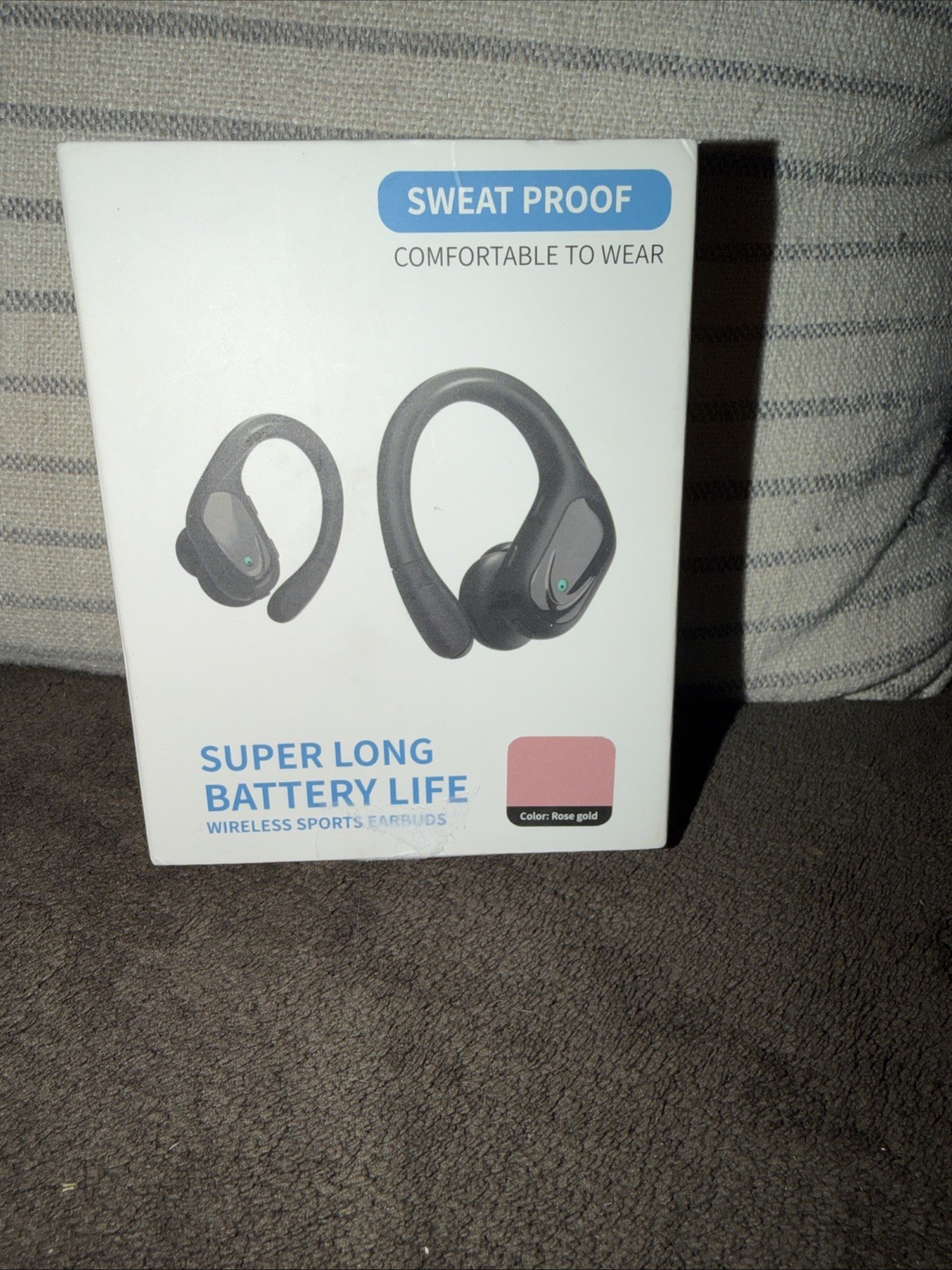 HAOYUYAN Wireless Earbuds, Sports Bluetooth Headphones, 80Hrs Rose gold