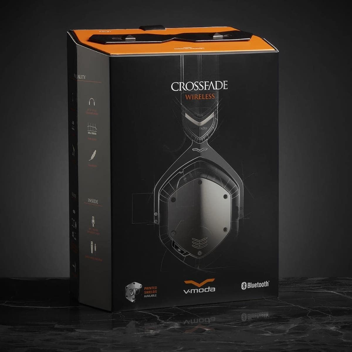 V-Moda Crossfade Wireless Over-Ear Headphone – Gunmetal Black (NEW)