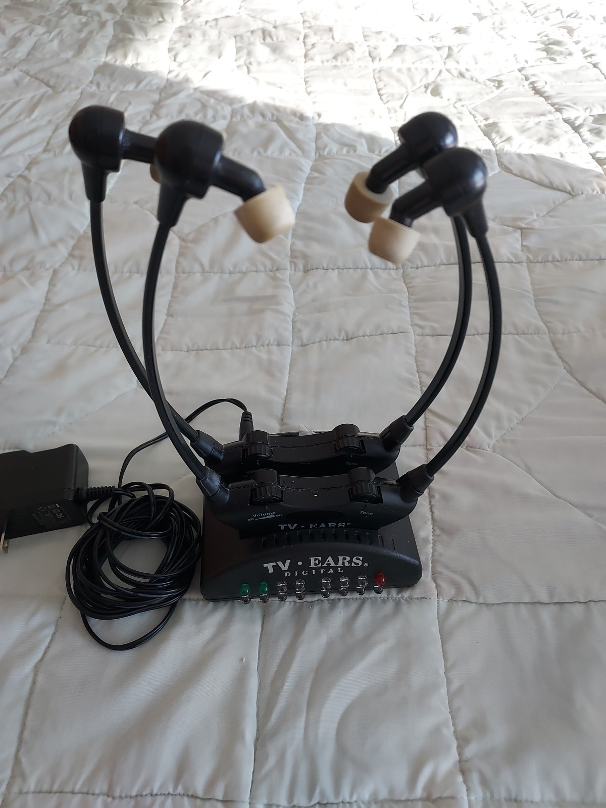 TV Ears LOT of 2 with charger and power supply – Tips need to be replaced Tested