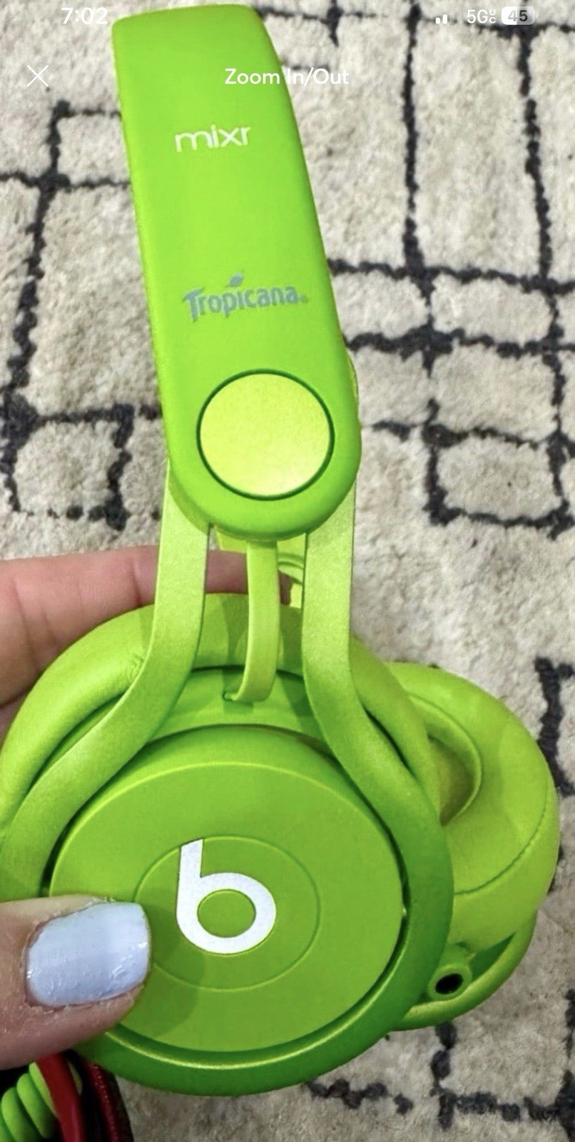Rare COLLAB limited edition Beats Mixr Mixer Candy Green Reflective Logo Version