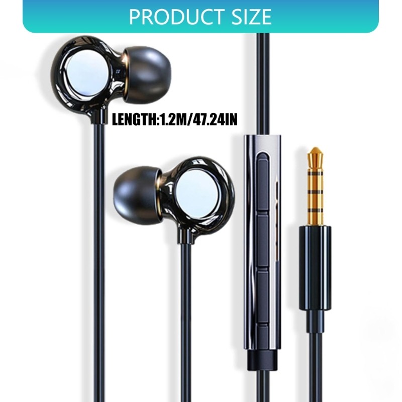 Clear Headphones Equipped 13mm Composite Diaphragm Rich Bass Headsets