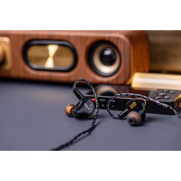Linsoul ZiiGaat Lush Silver Blue earphones hybrid drivers (1DD + 4BA) ZII012