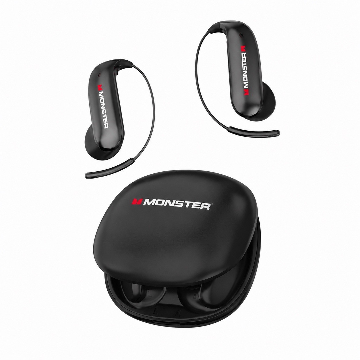 MONSTER C01 Zero Burden Bluetooth 6.0 Open Ear HD Call Dual Mic Long Battery
