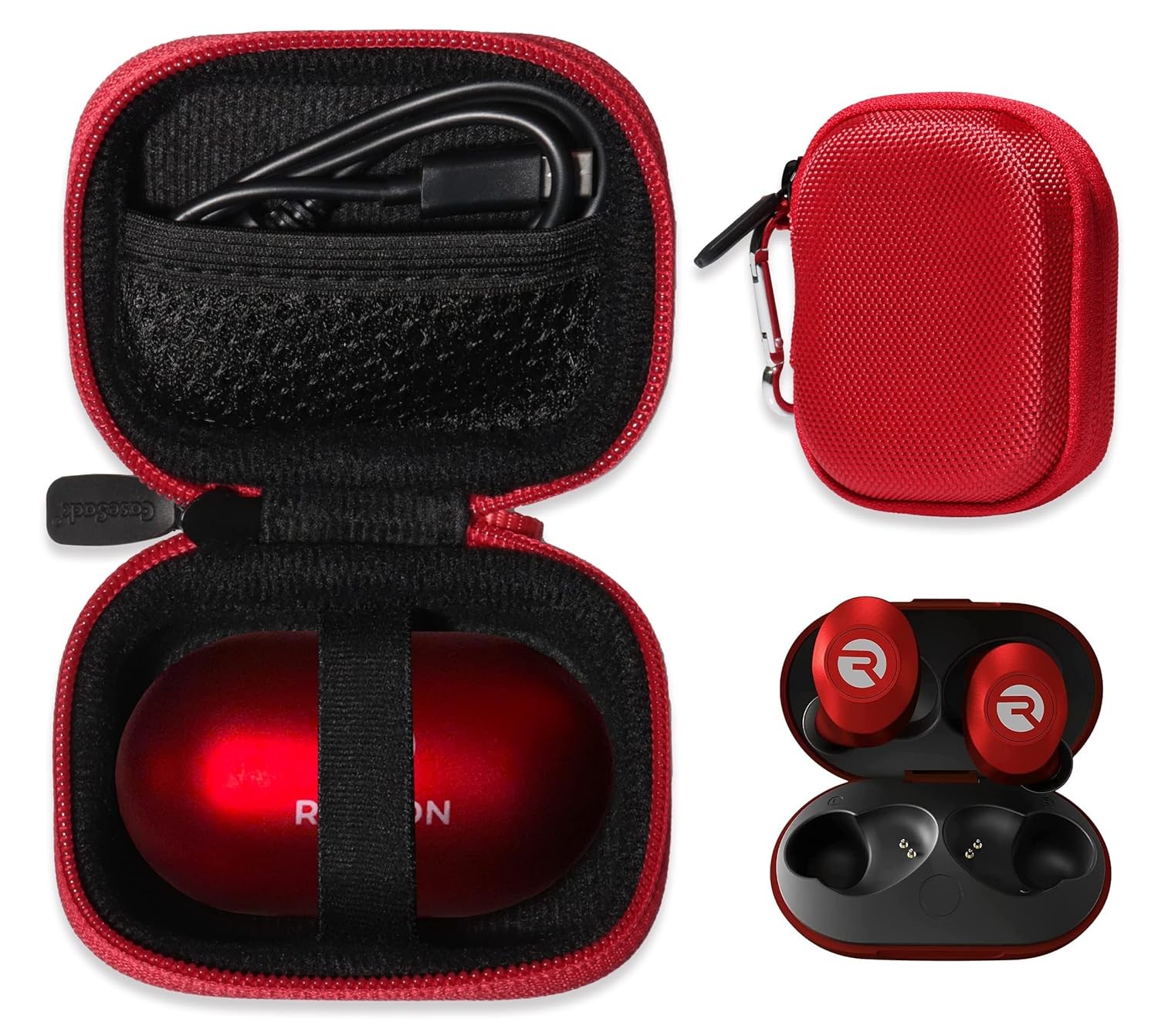Raycon Everyday Earbuds Case Green In-Ear Wireless Fitness Earbuds Protection