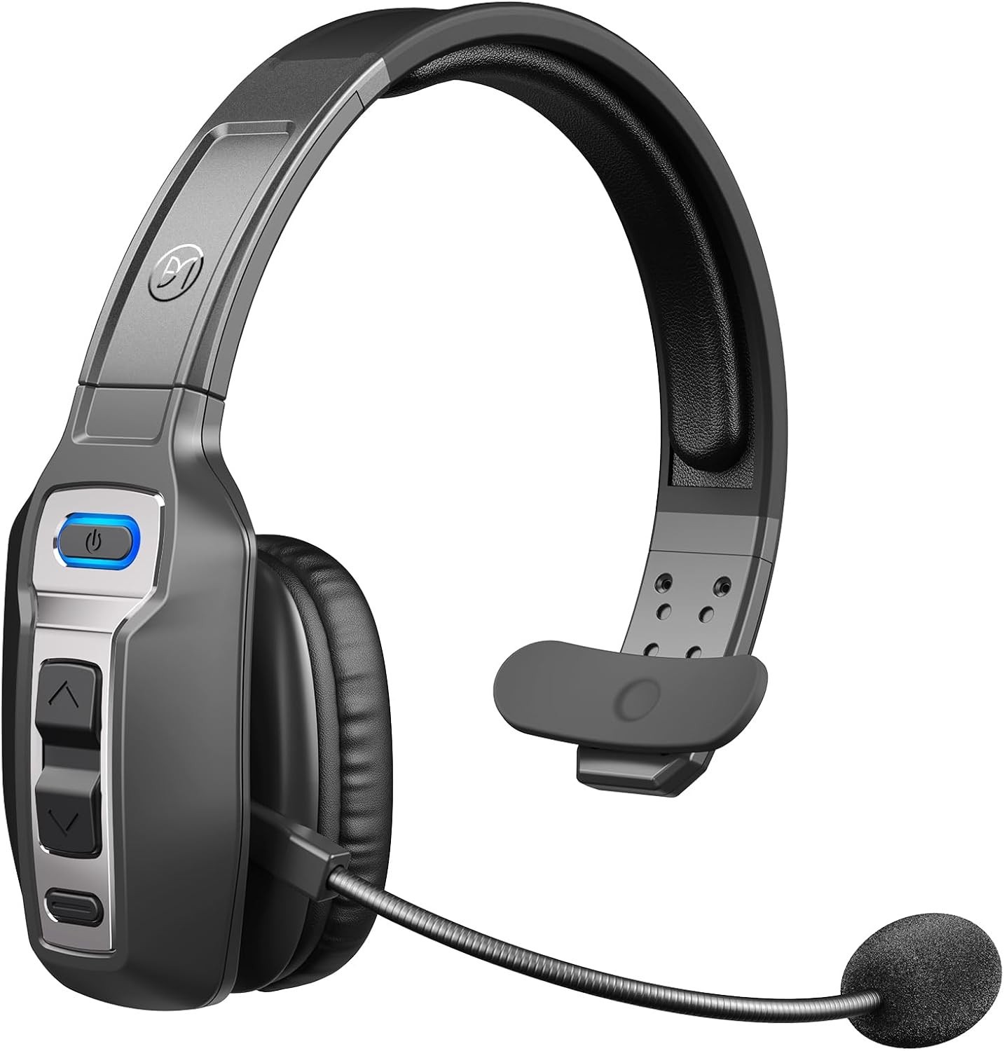 Bluetooth Headset with AI Noise Cancellation Microphone, Trucke
