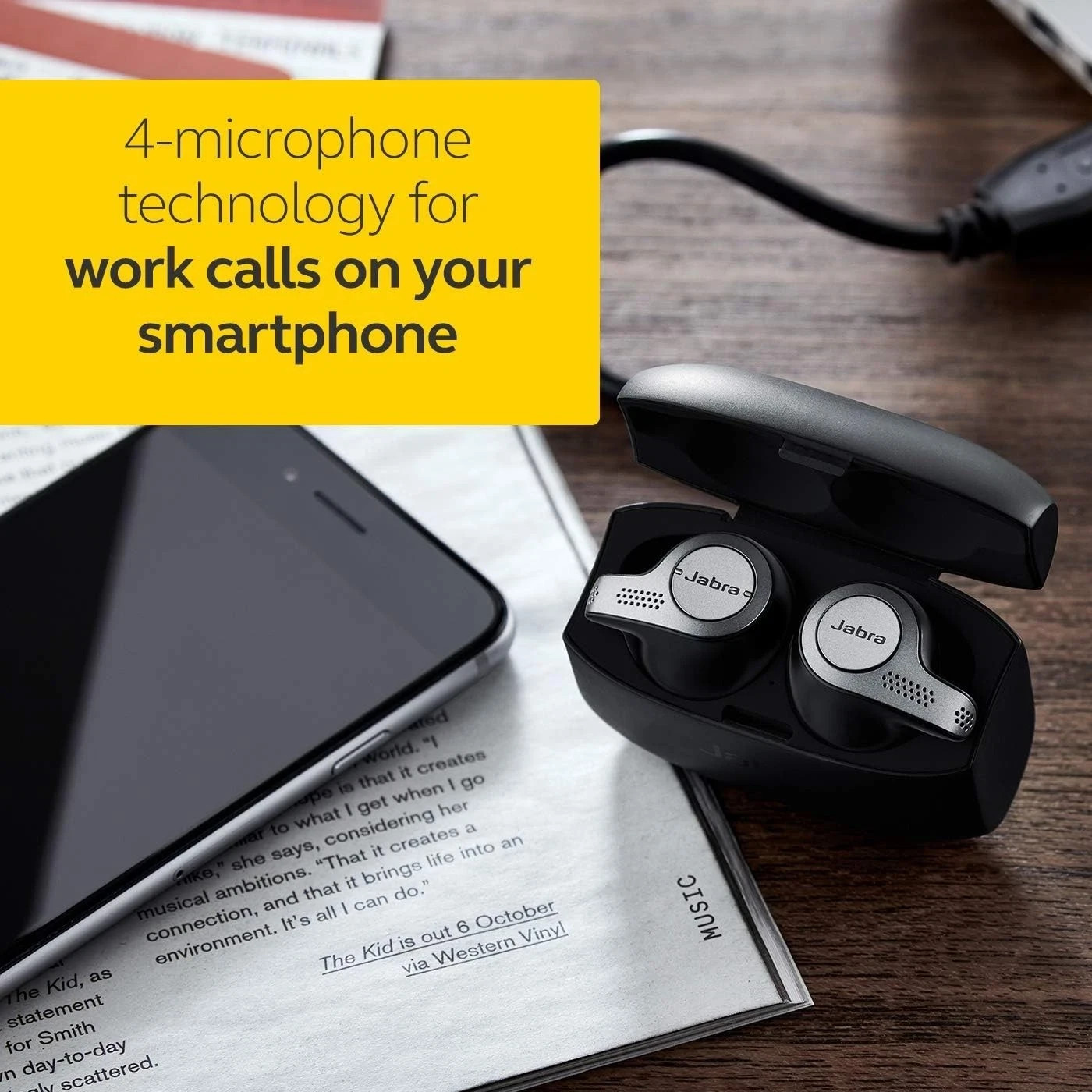 Jabra Elite 65t Black Bronze True Wireless Bluetooth Earbuds
