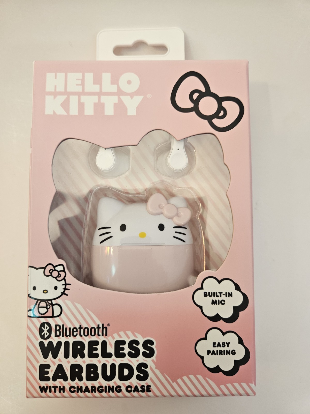 Hello Kitty / Wireless Earbuds With Charging Case (Bluetooth Built-In Mic) 2025