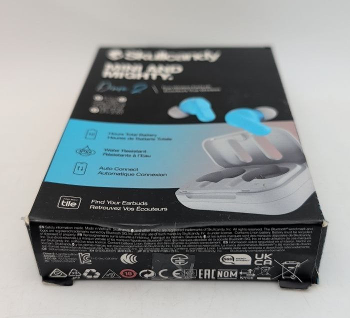 Skullcandy Dime 2 True Wireless Earbuds Noise Isolating Water Resistant Gray