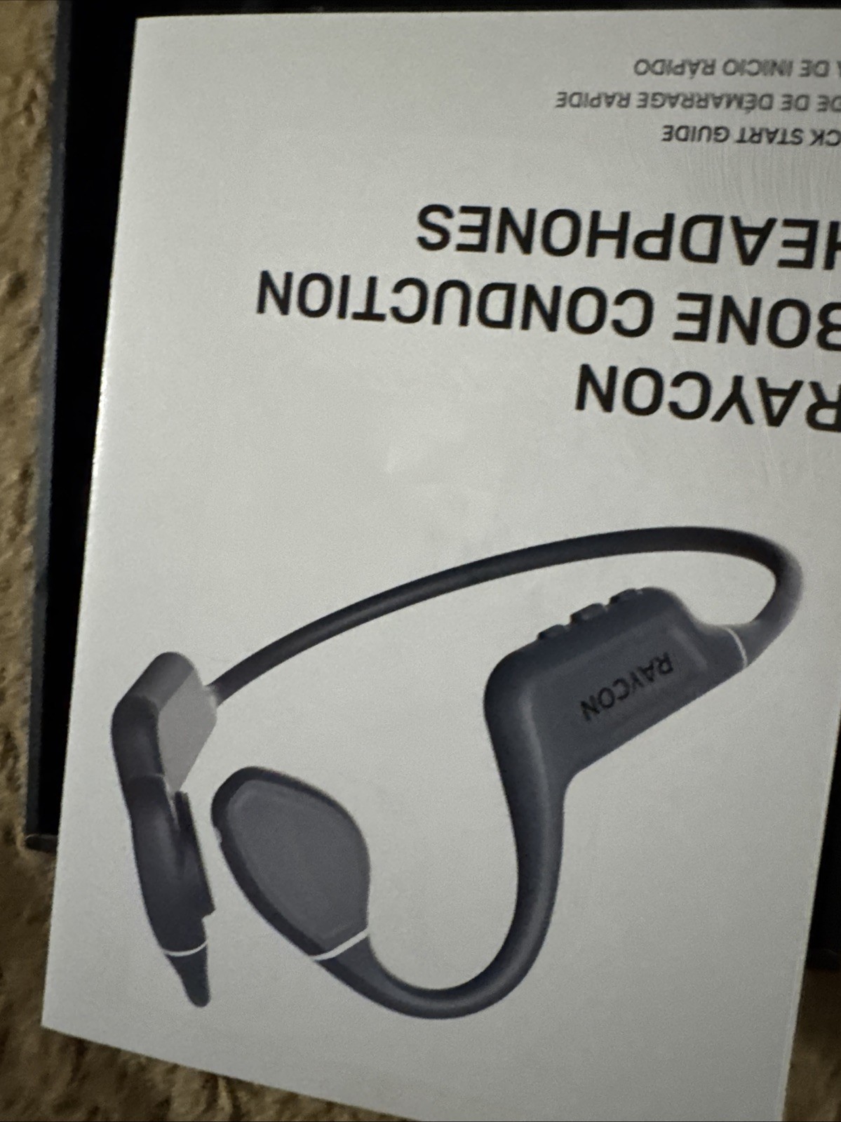 Raycon Bone Conduction Headphones (Gray, Model: RBB842)