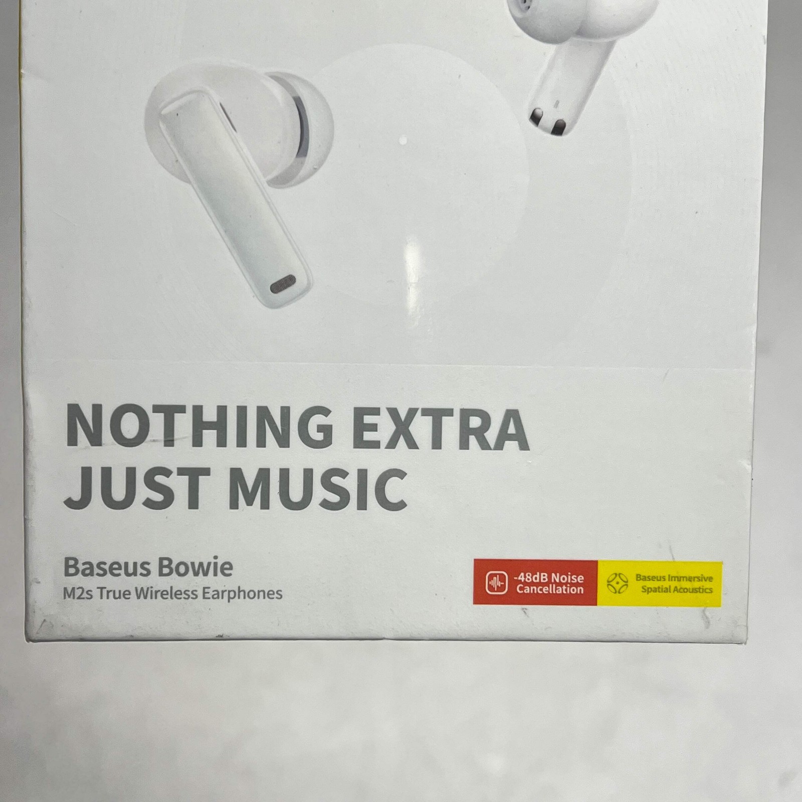BASEUS Bowie M2s Ultra True Wireless Earbuds & Extra Ear Pieces White NGTW3501|0