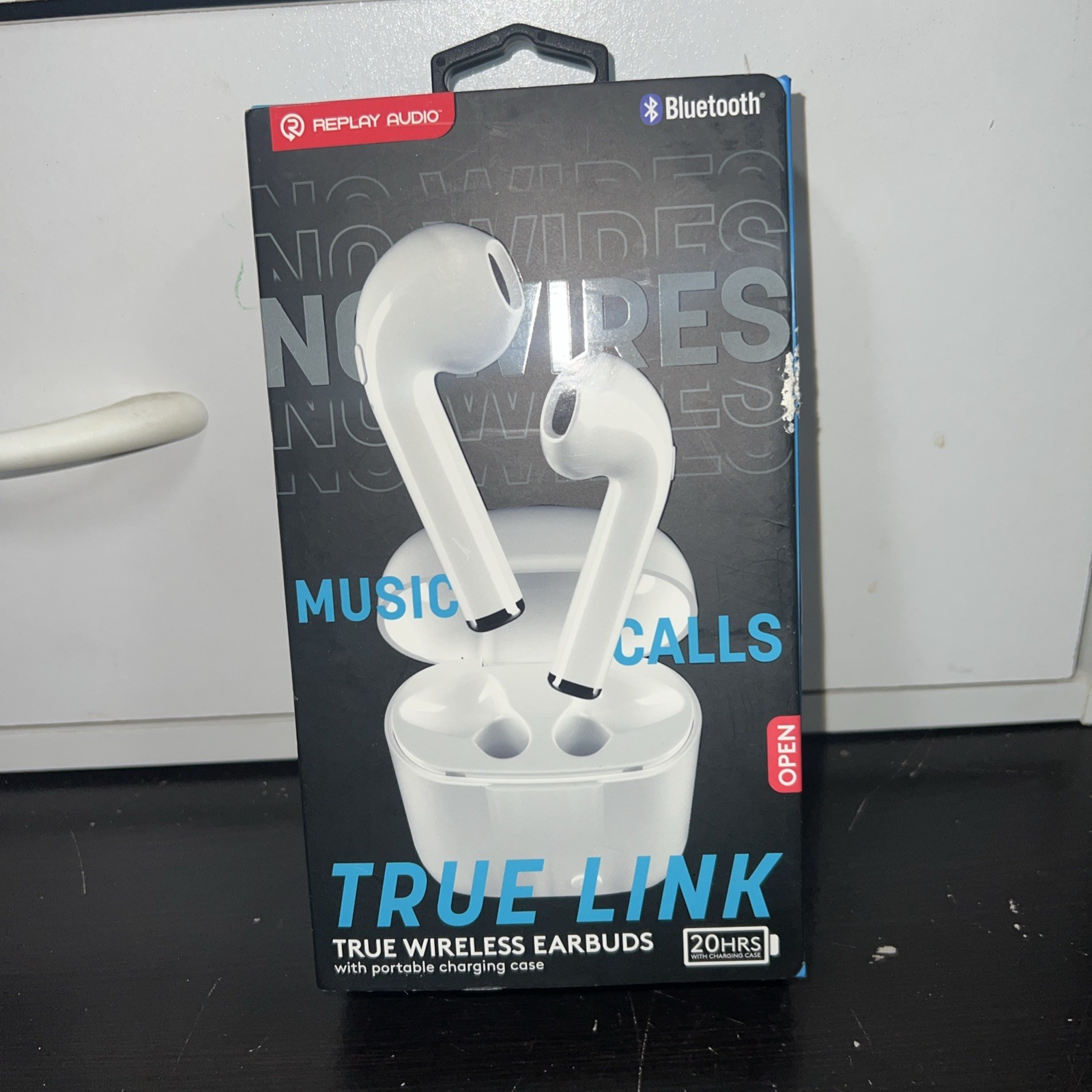 Replay Audio True Link Pwr True Wireless Bluetooth 4.2 Earbuds Charging Case A2