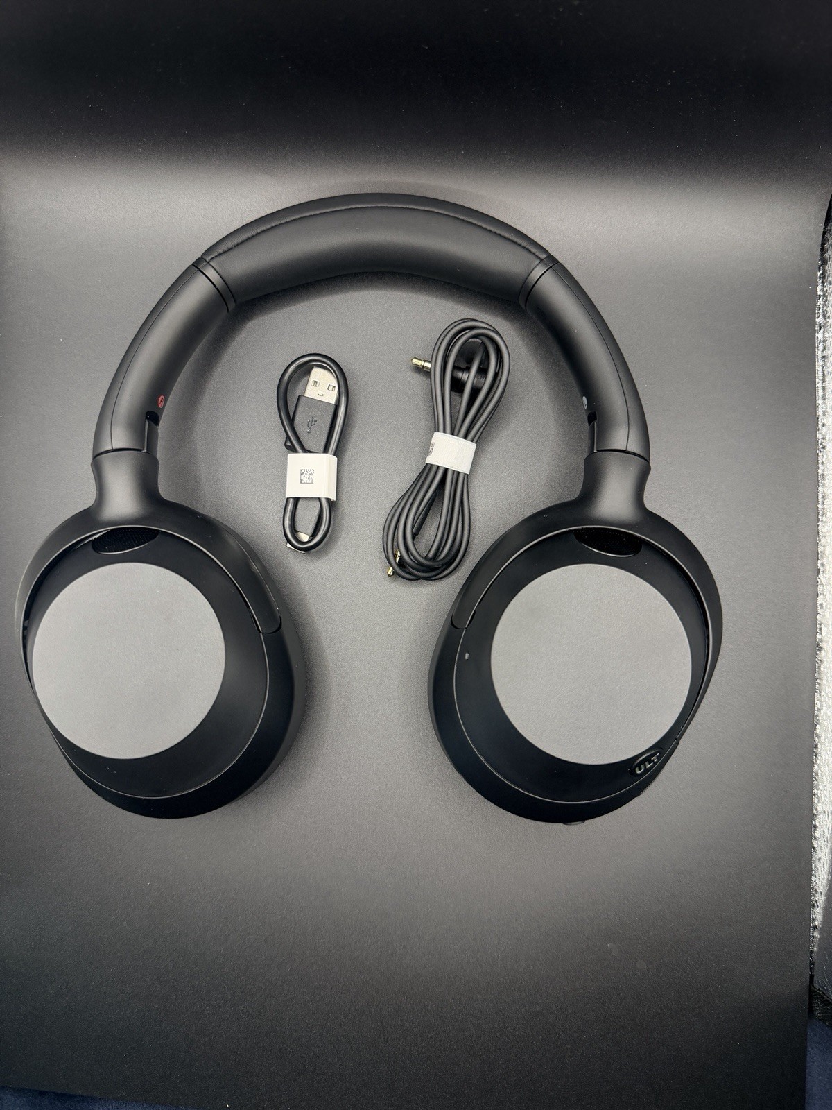 Sony WH-ULT900N Wireless Bluetooth Over-Ear Headphones Black w/ Case, Cables