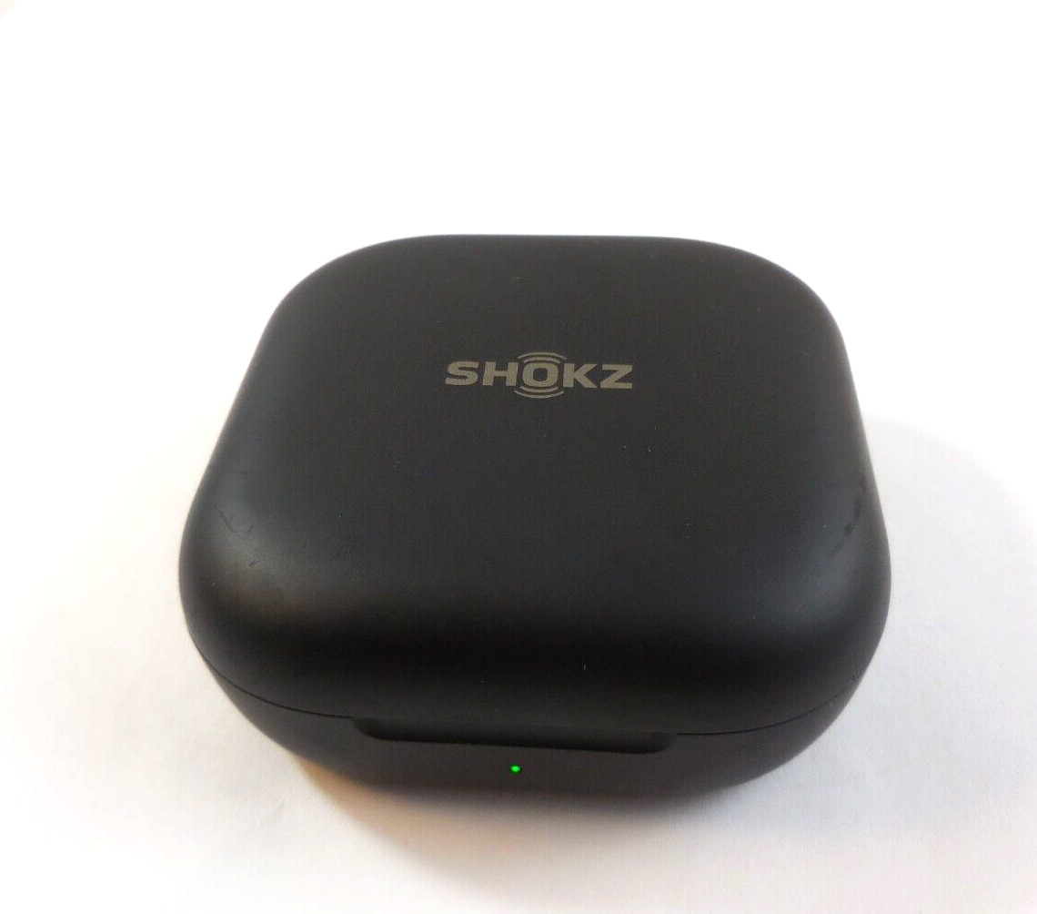 Shokz OpenFit Open-Ear REPLACEMENT CHARGING CASE – Black T910-ST-BK-US