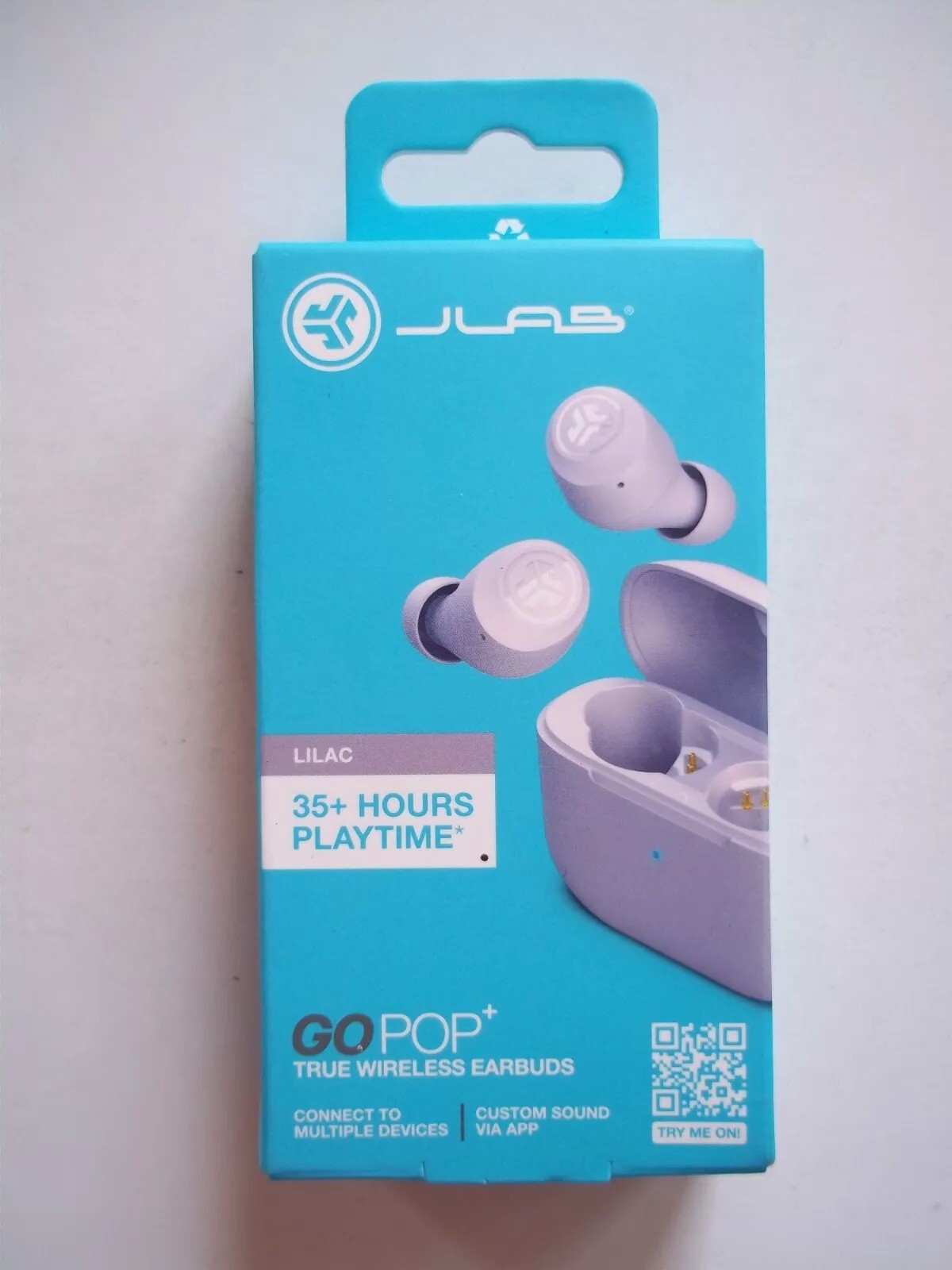 LILAC Go POP True Wireless Earbuds JLAB – 35+ Hours Playtime 3 Sets Gel Eartips