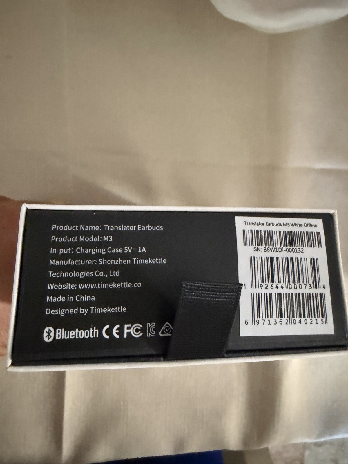Timekettle M3 Translator Earbuds – Open Box (Excellent Condition)