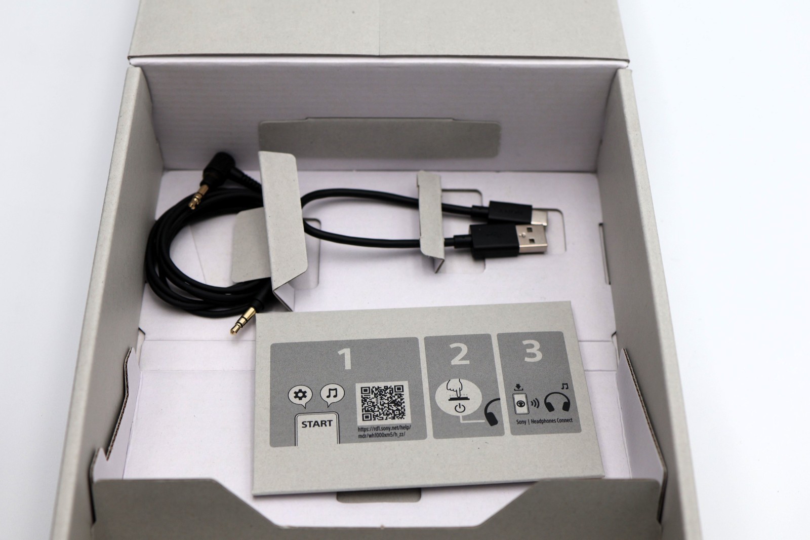 Sony WH-1000XM5/B Wireless Noise Canceling Over-Ear Headphones Open Box