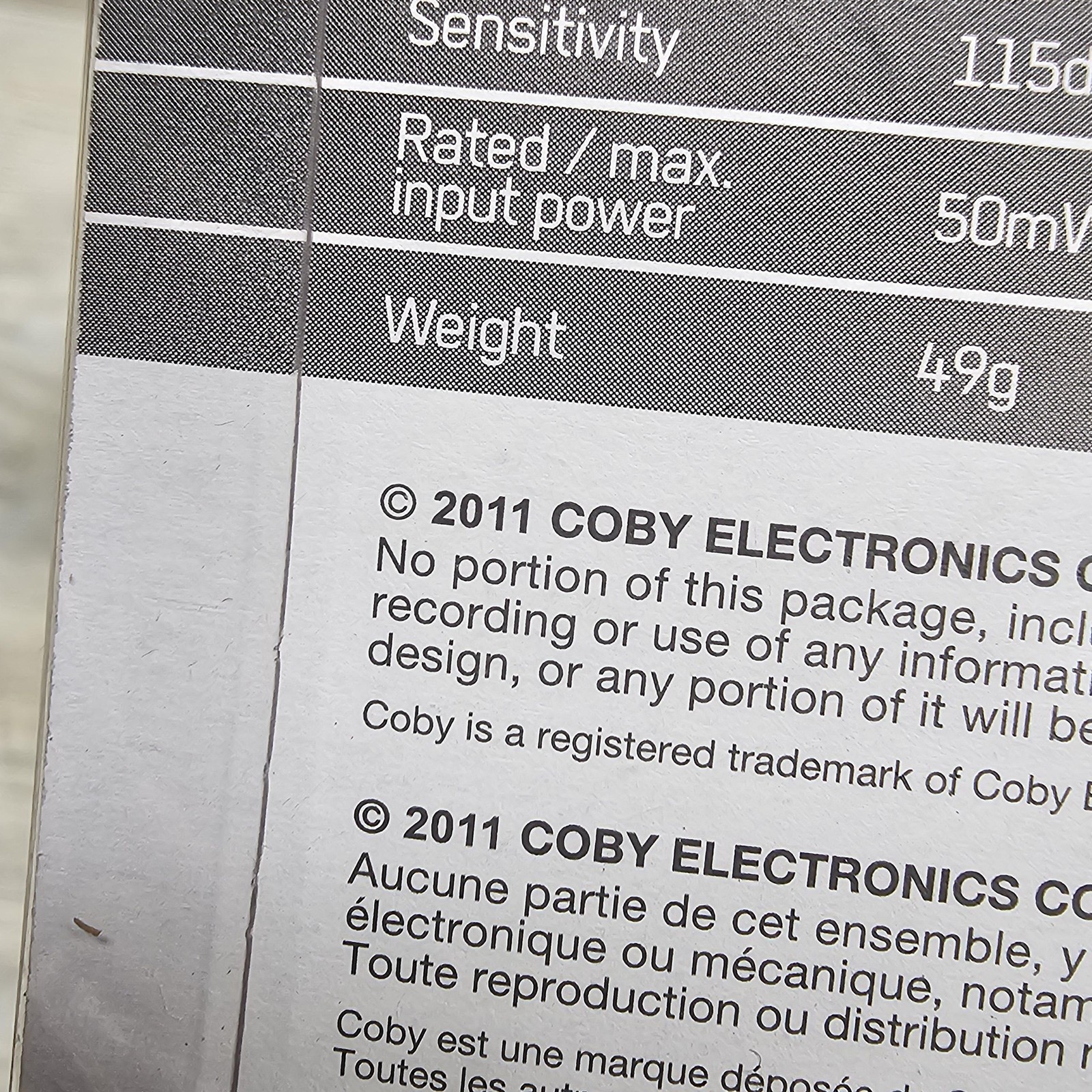 Coby CVH47 On Ear Headphones Lot of 6 Lightweight 3.5mm L-Shape Plug Stereo
