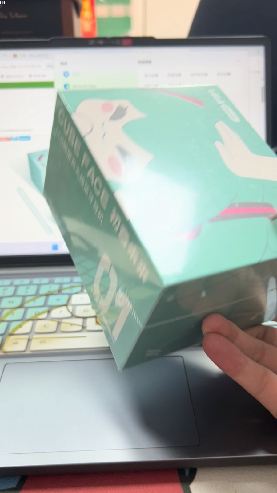 Anime Miku LCD Bluetooth Headphones Touch Screen Android Hatsune Earbuds