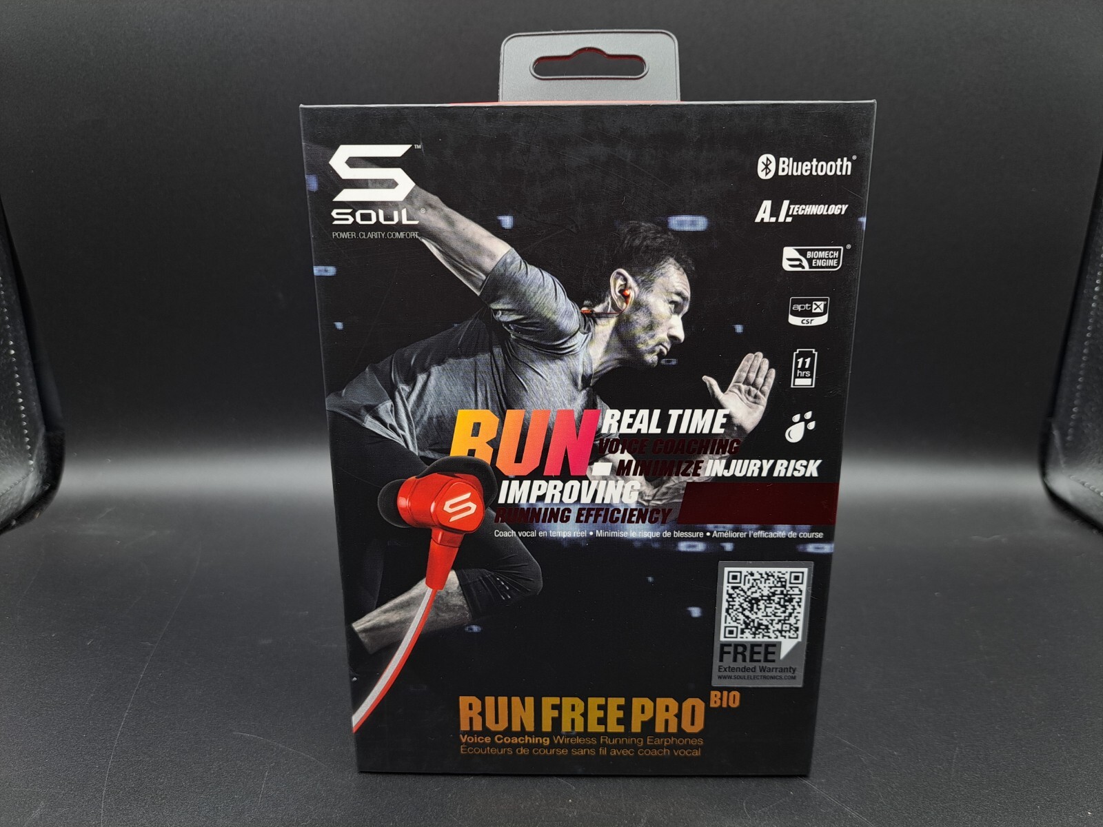 Soul: Run Free Pro Bio Earphones (Passion Red)