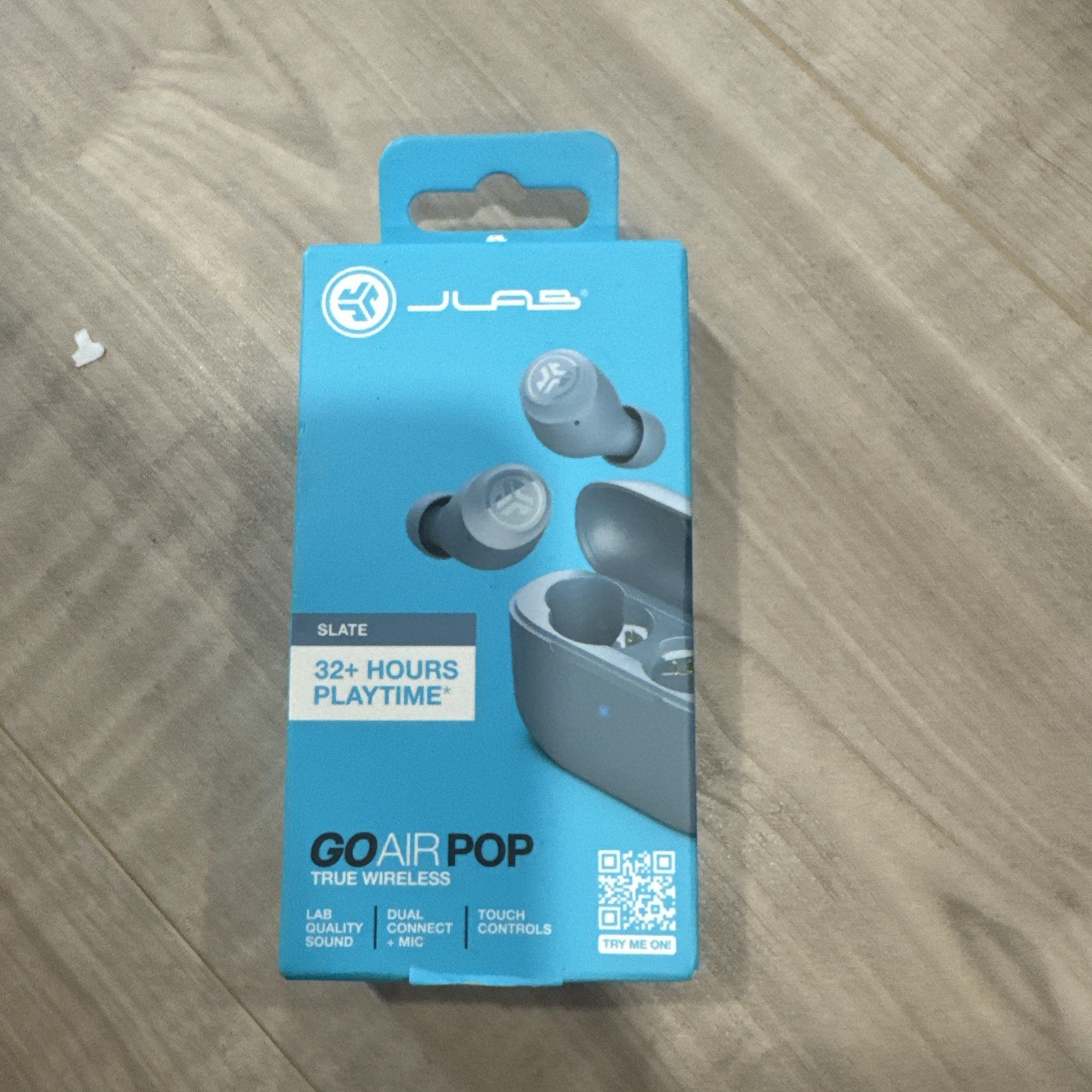 JLab EBGAIRPOPRSLT124 GO Air POP True Wireless In-Ear Headphones – Slate
