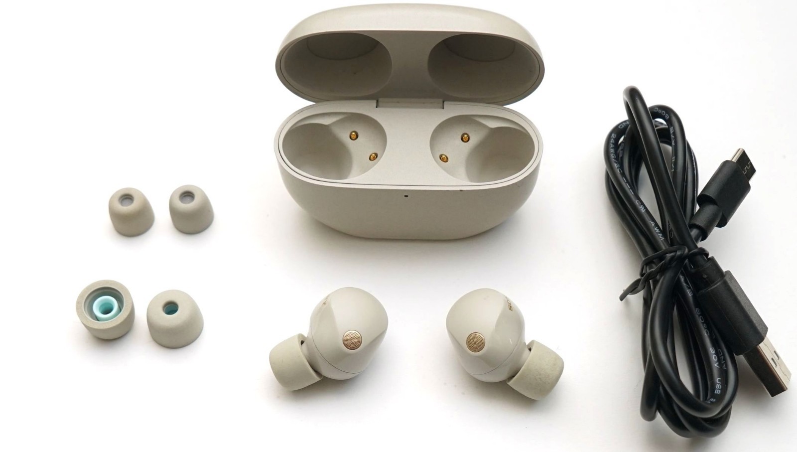 SONY WF-1000XM5/S Headphones Bluetooth Noise Canceling WF1000XM5 Silver/Beige