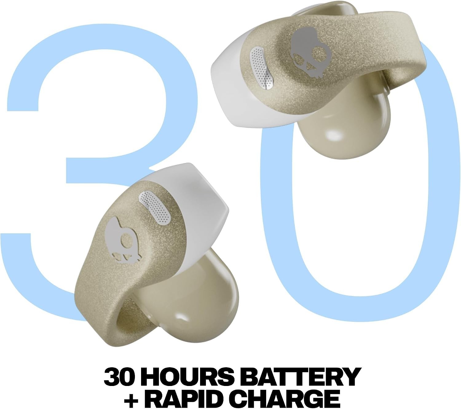 New Skullcandy True Black Push 720 Open Earphones Open-Ear Bluetooth S4EOW-T037