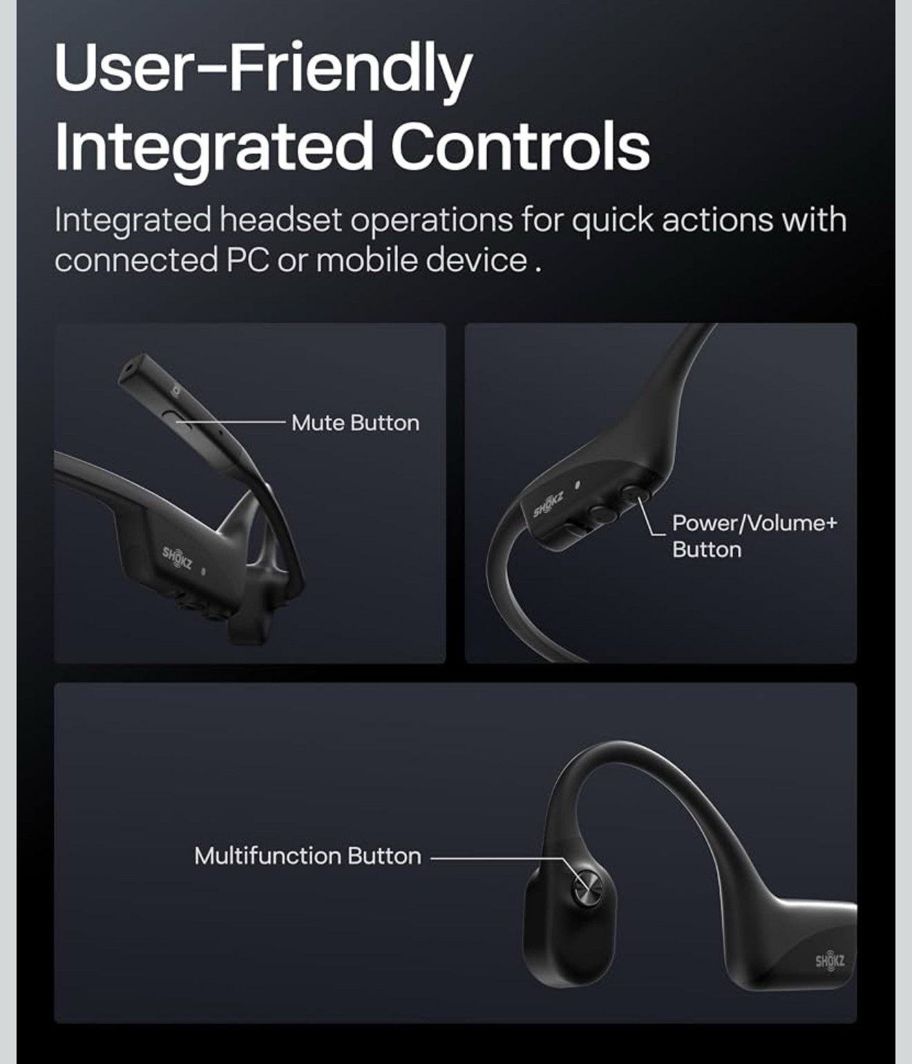 OpenComm2 2025 Upgrade – Open-Ear Bone Conduction Headphones opened box READ!