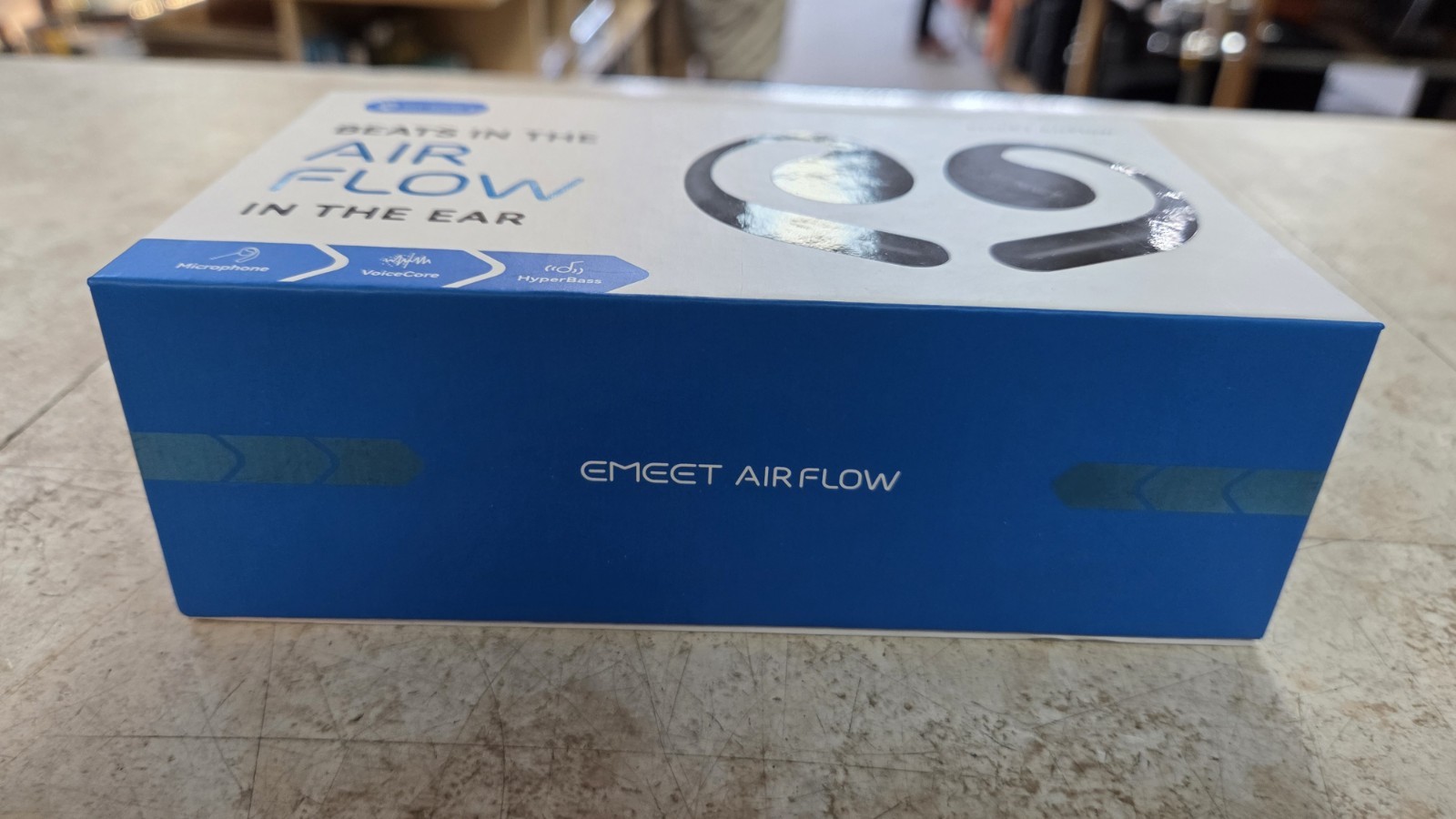 EMeet Air Open Ear Headphones With Mic Bluetooth 5.3 Earbuds Open Box
