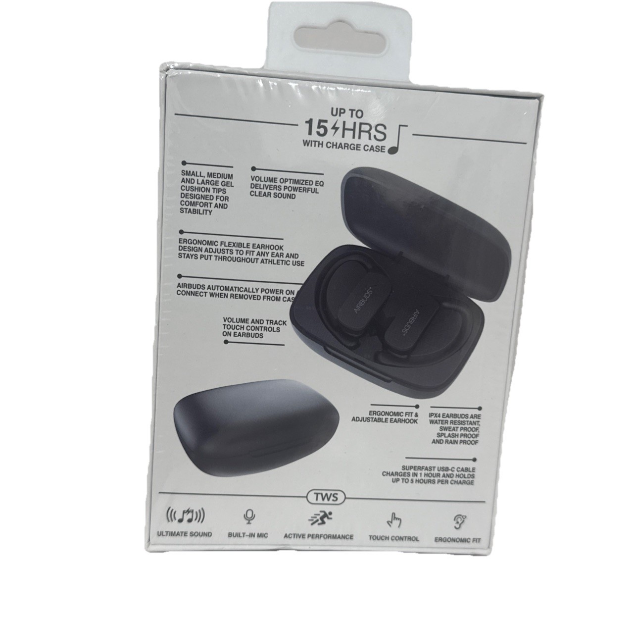 Air Sport True Wireless Athletic Earbuds Airbuds Water Resistant 4 speries