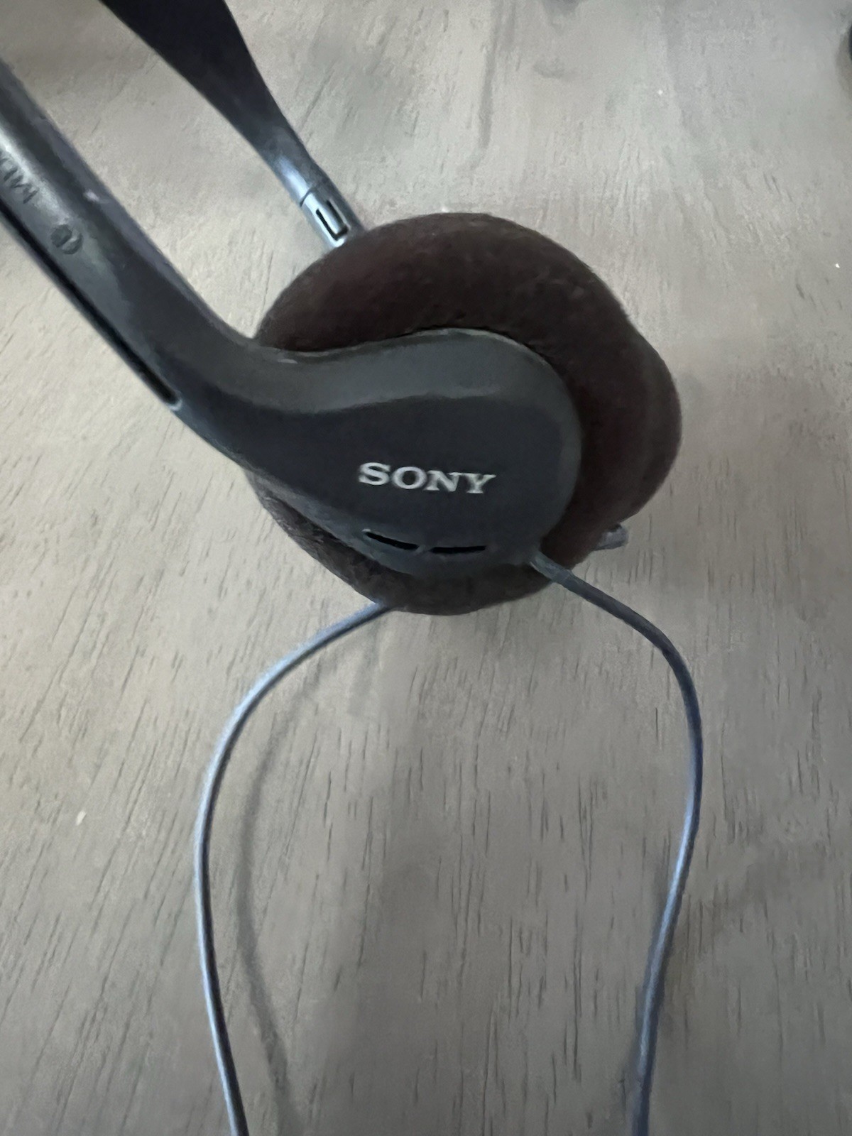Sony MDR-007 On Ear Wired Headphones 3.5mm Black Used