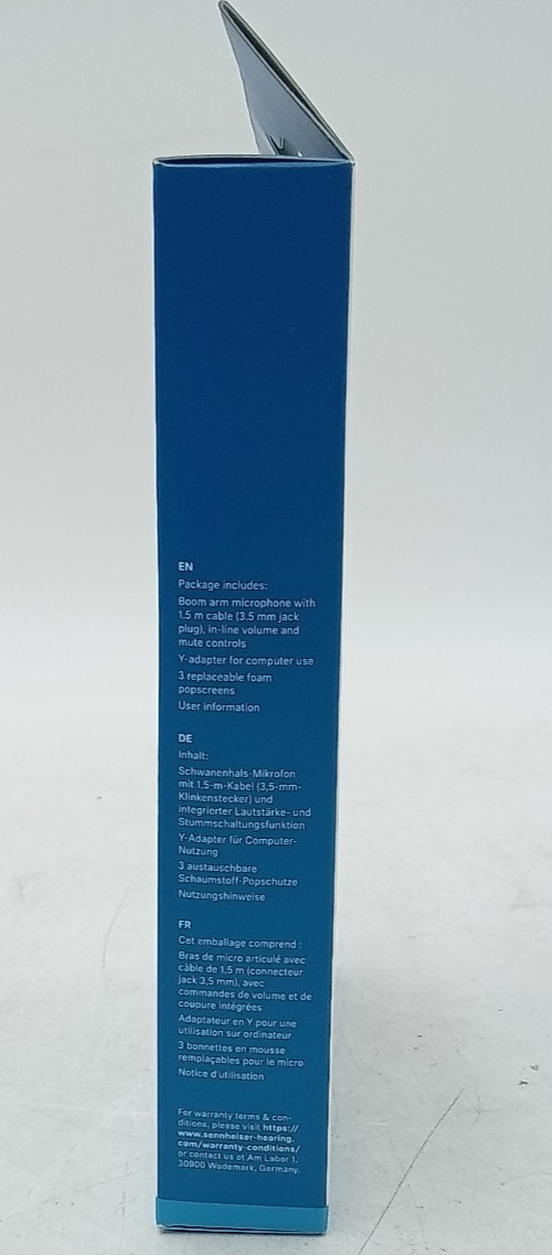 Sennheiser HD 500 BAM Boom Microphone 3.5mm Mute Volume Gaming NEW SEALED