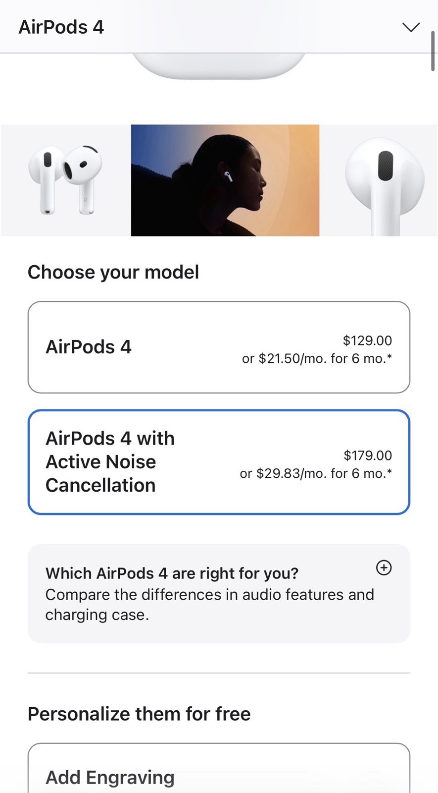 Apple AirPods 4 (ANC)