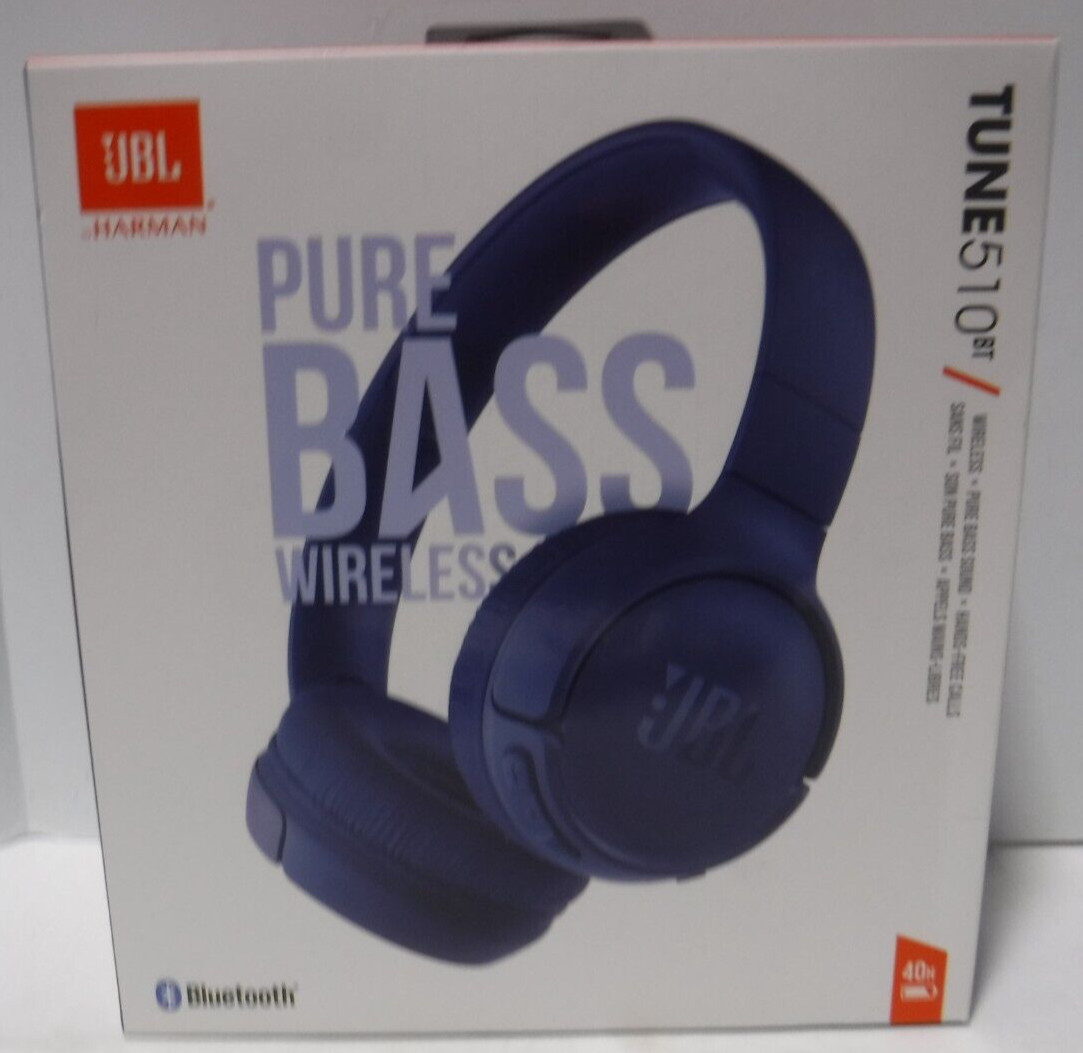 JBL Tune 510BT Blue Headphones 022323DMT