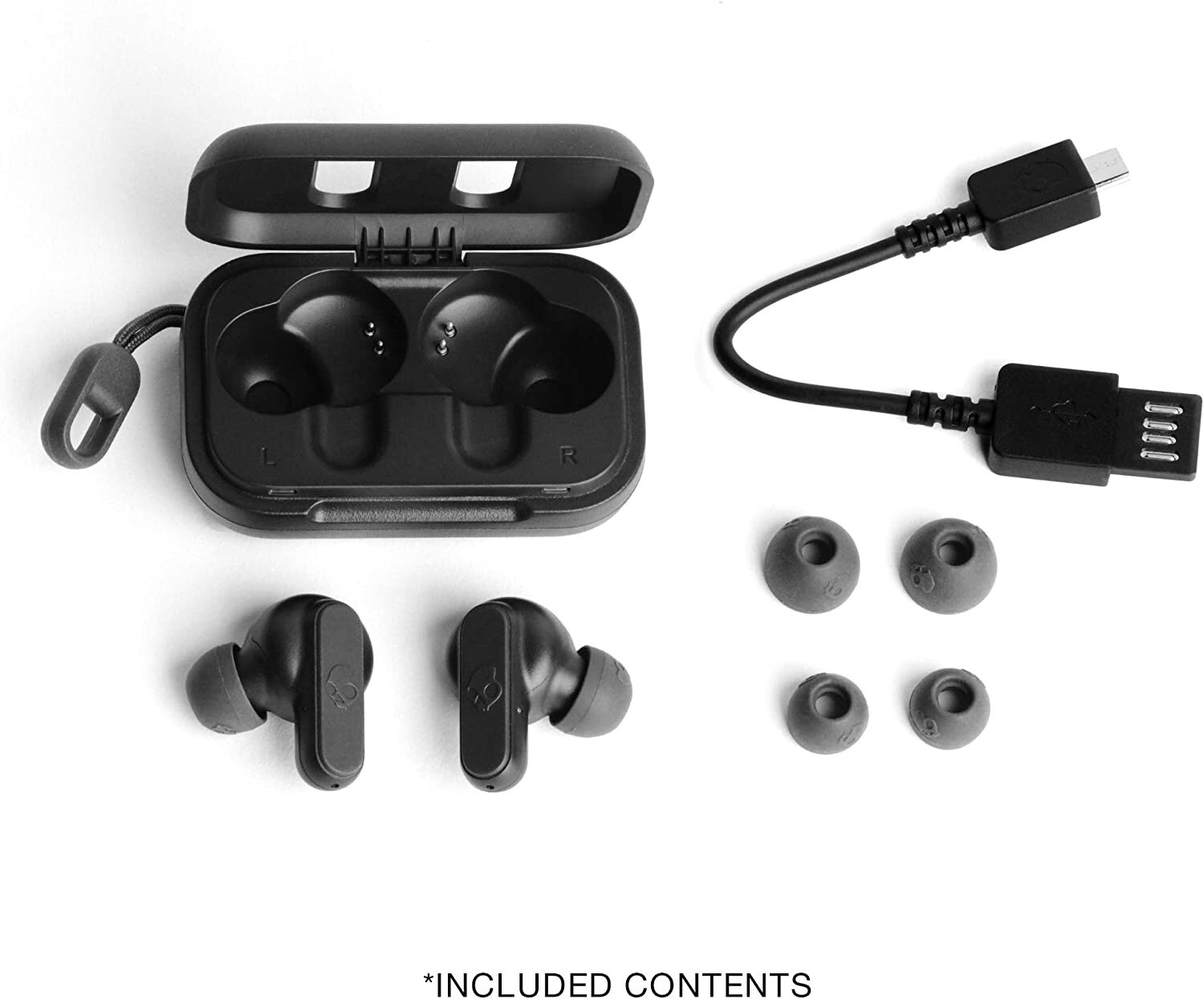 Brand New Skullcandy Dime True Wireless In-Ear Earbud – True Black (S2DMW-P740)