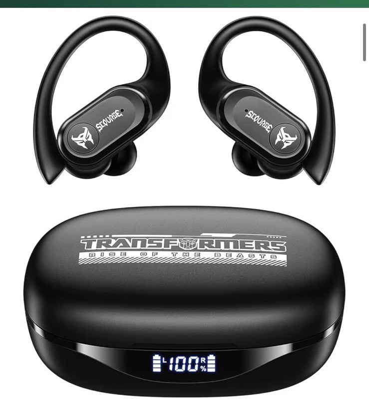 Transformers Over The Ear Wireless Bluetooth Earbuds
