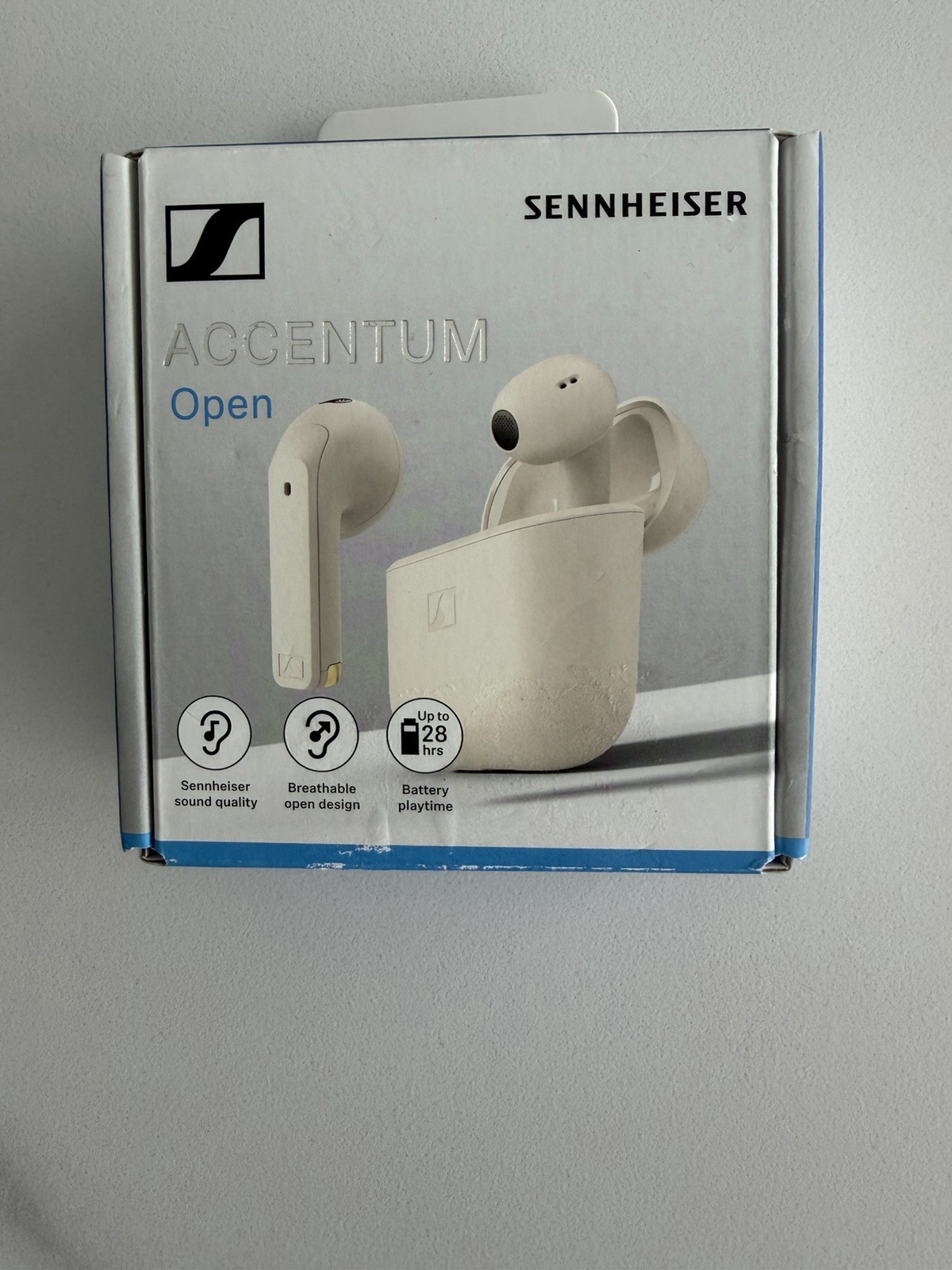 Sennheiser ACCENTUM Open Wireless Earbuds – Beige