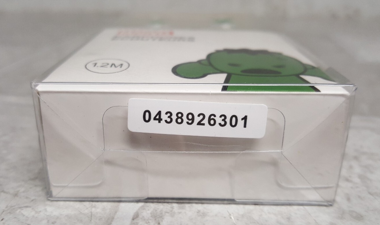 NEW Marvel Avengers Hulk Earphones 1.2M Miniso