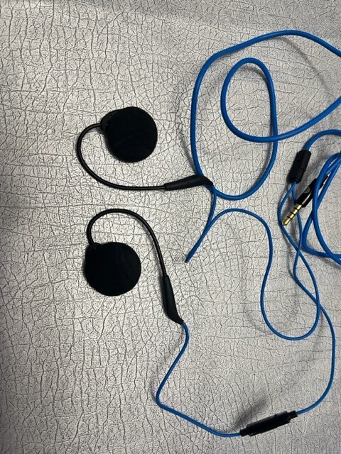 Bedphones Sleep Headphones by DubsLabs, Wired Blue Headphones & Protective Case