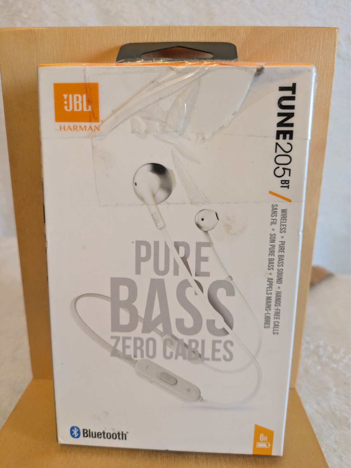 JBL – Harman – Tune 205BT – Pure Bass Headphones